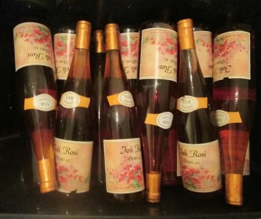 13 Flessen Franse Rosé Wijn - Joli Rosé demi-sec, Ophalen of Verzenden, Frankrijk, Roséwijn, Vol
