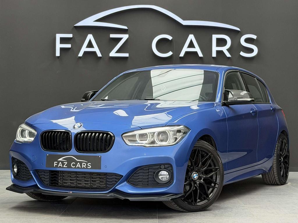 BMW 1 Serie 116 i * PACK M + JANTES + CLIM + REGU + GARANTIE, Gebruikt, Blauw, Alcantara, 5 deurs