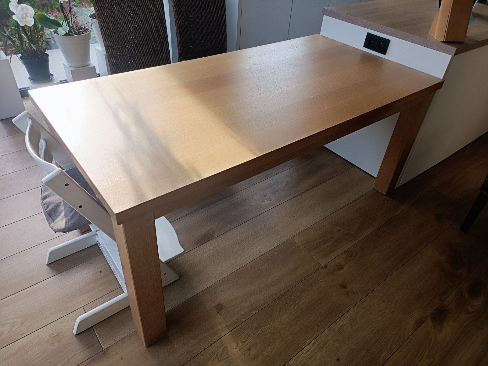 Houten tafel 180x90, Huis en Inrichting, Tafels | Eettafels, Ophalen