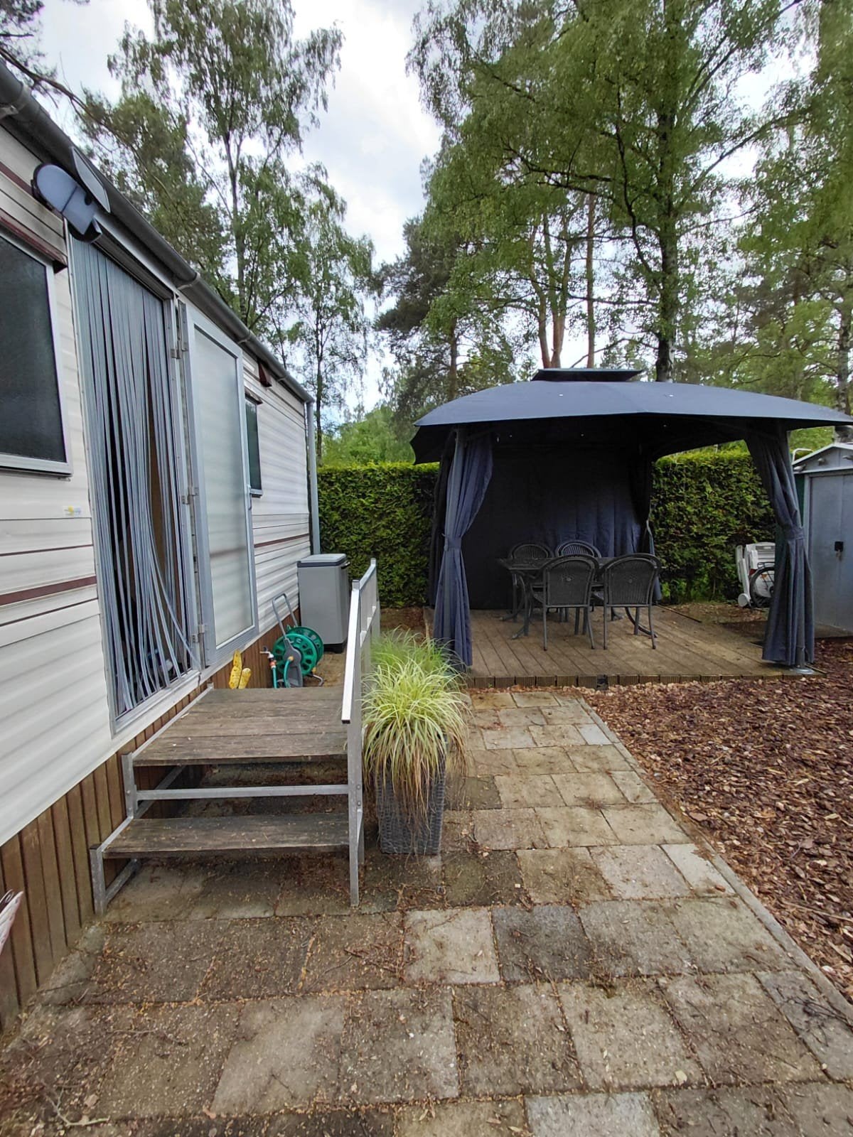 Sta caravan op camping kikmolen te koop, Caravanes & Camping, Caravanes résidentielles, Enlèvement