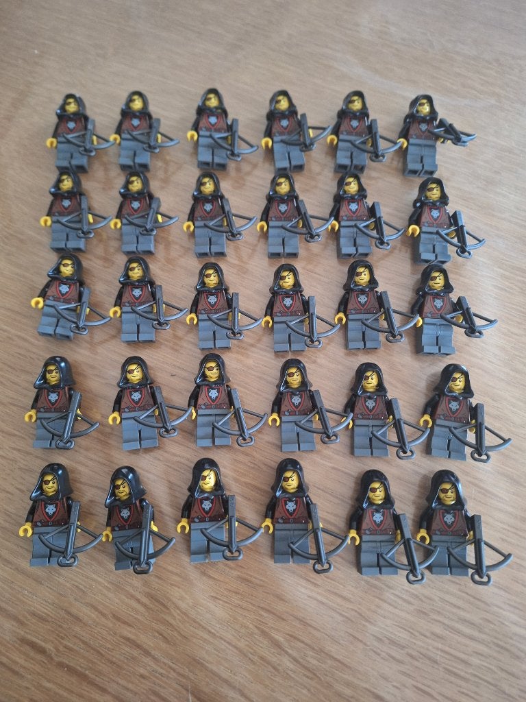 lego figuurtjes ridders wolfpack, Ophalen of Verzenden, Zo goed als nieuw, Minifiguur, Lego