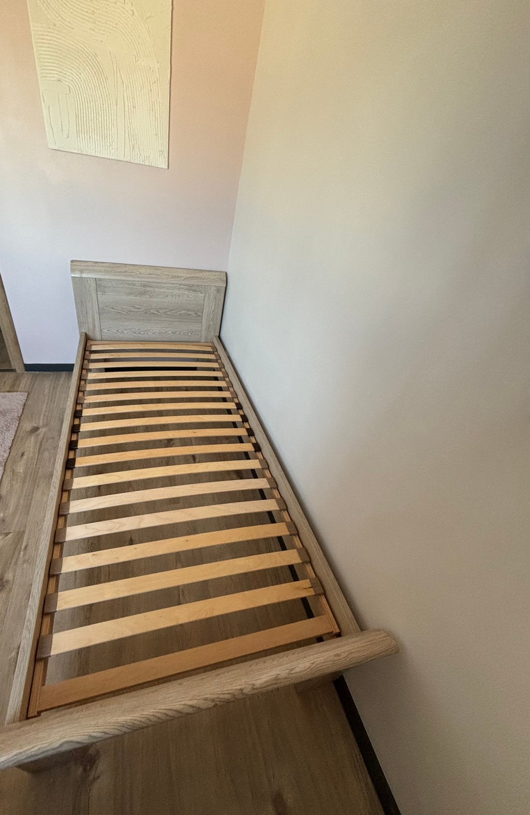 Volledig bed met nachtkast, Ophalen, Zo goed als nieuw