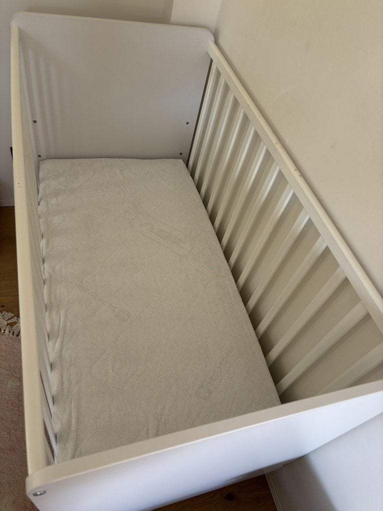 babybedje, Matelas, Moins de 70 cm, Enlèvement, Utilisé