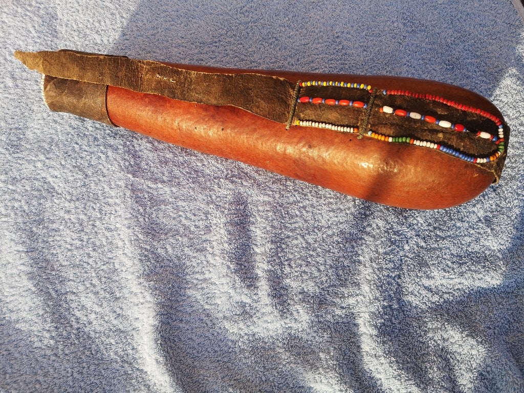 KALENJIN OF MAASAI MELKKALABAS, Ophalen of Verzenden