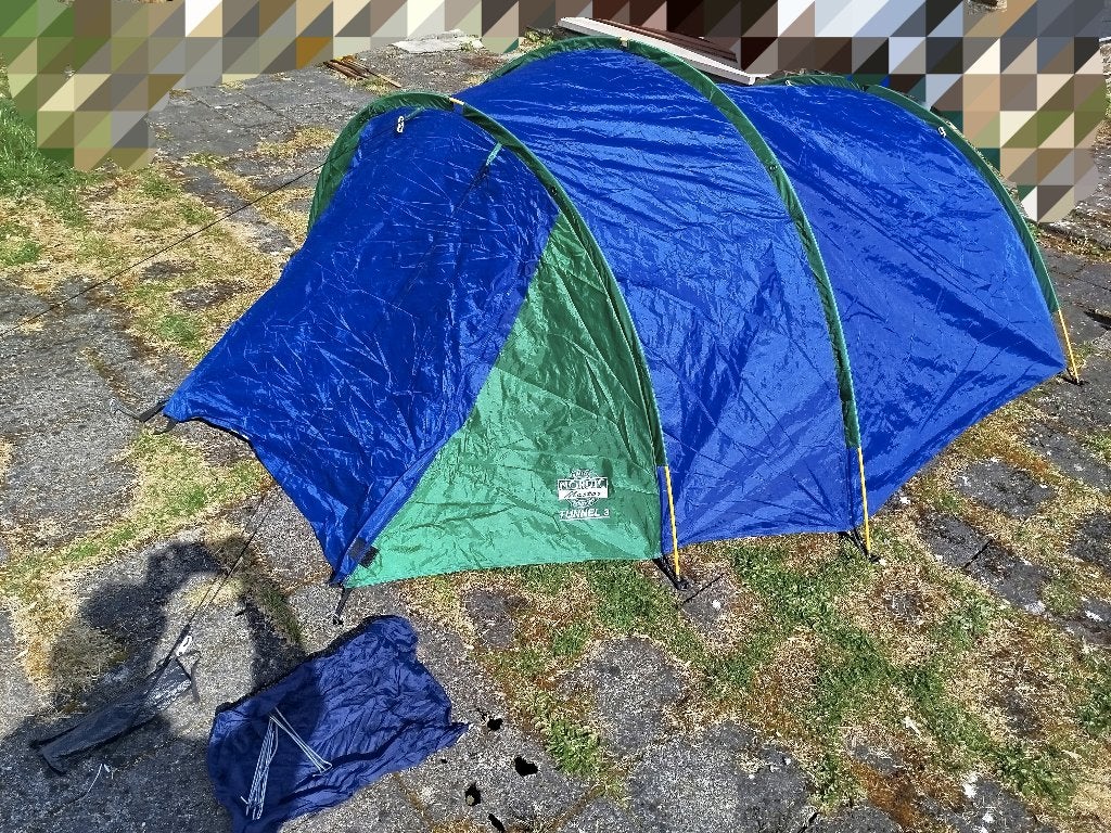 Tente tunnel, Caravanes & Camping, Tentes, Enlèvement, Utilisé, Jusqu'à 3