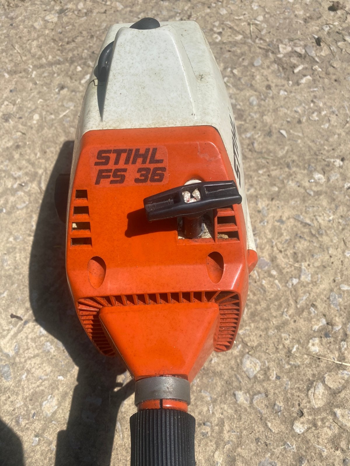 Stihl fs36, Enlèvement, Utilisé