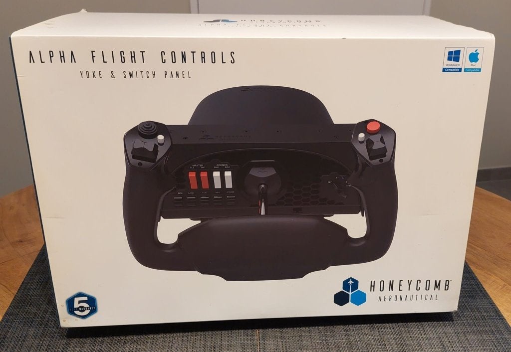 Honeycomb Alpha Flight Controls Yoke & Switch Panel, Informatique & Logiciels, Joysticks, Enlèvement ou Envoi, Comme neuf, Honeycomb
