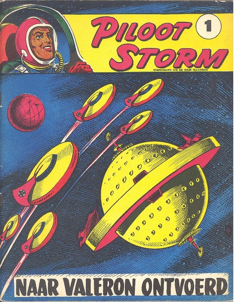 Piloot Storm Deel 1, 2 en Deel 3 (1956)., Meerdere stripboeken, Ophalen of Verzenden, Gelezen