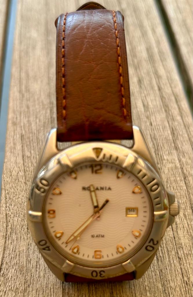 Montre Rodania 23255 pour homme - étanche, Montre-bracelet, Autres marques, Cuir, Enlèvement