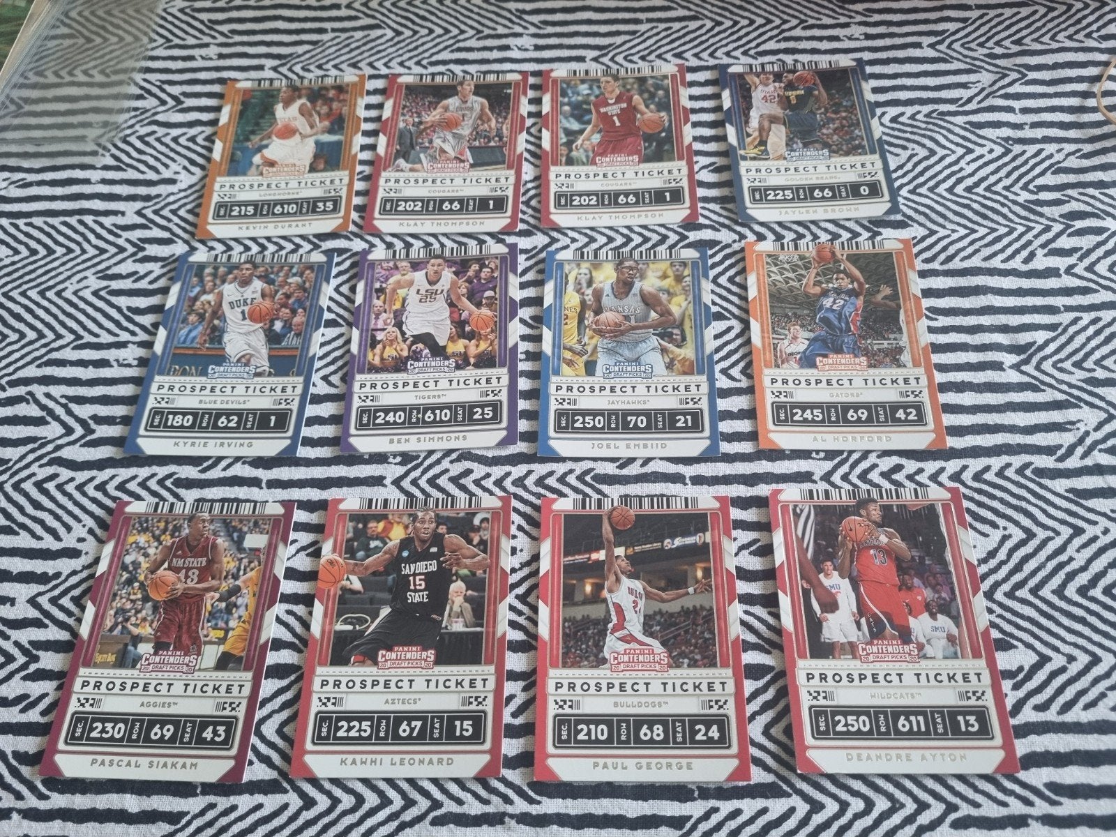 Panini's Contenders draft picks 20-21, Ophalen of Verzenden, Gebruikt, Meerdere plaatjes