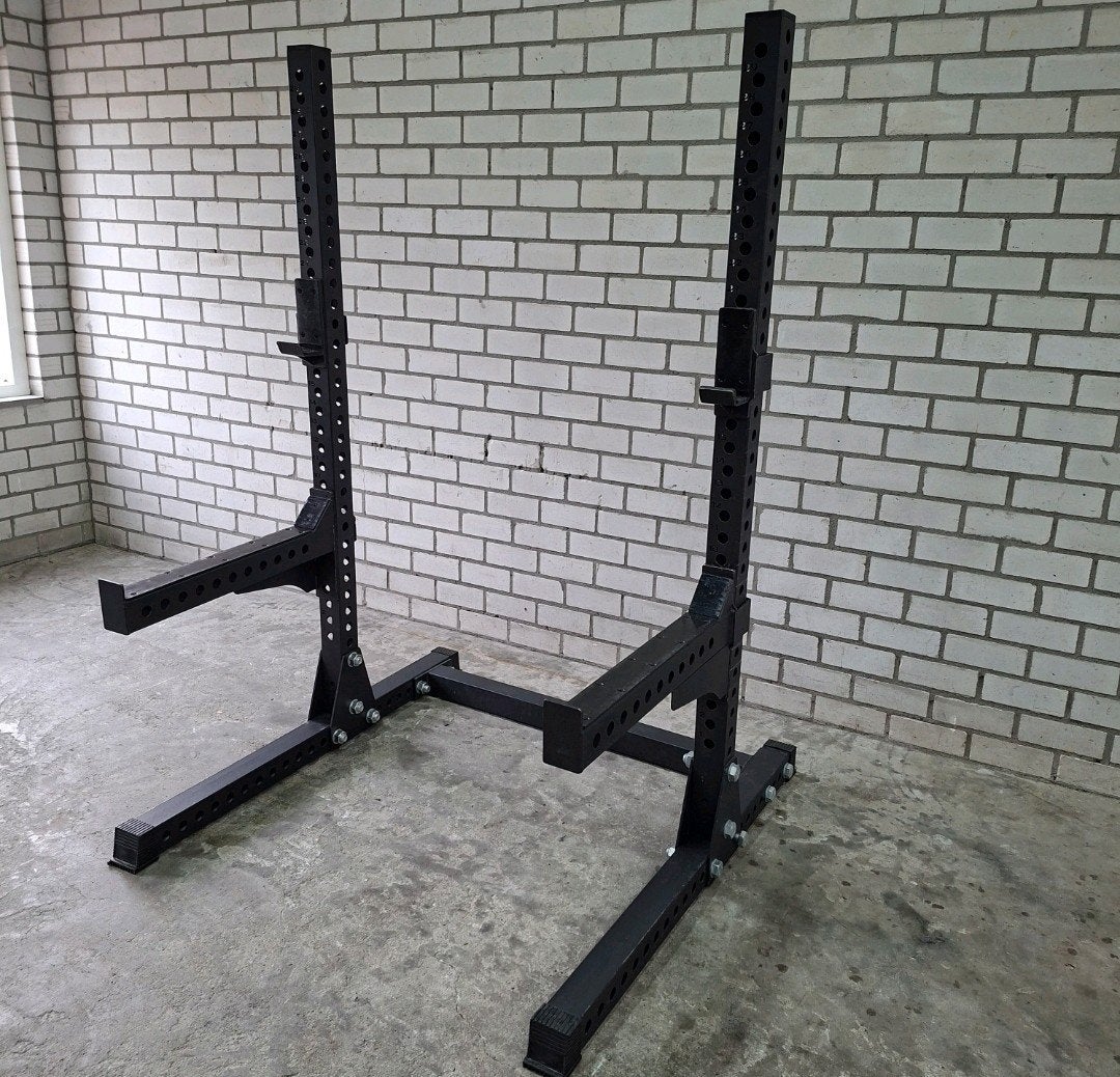 Squat Rack  Met Verstelbare Spotterarmen En J Hooks, Ophalen