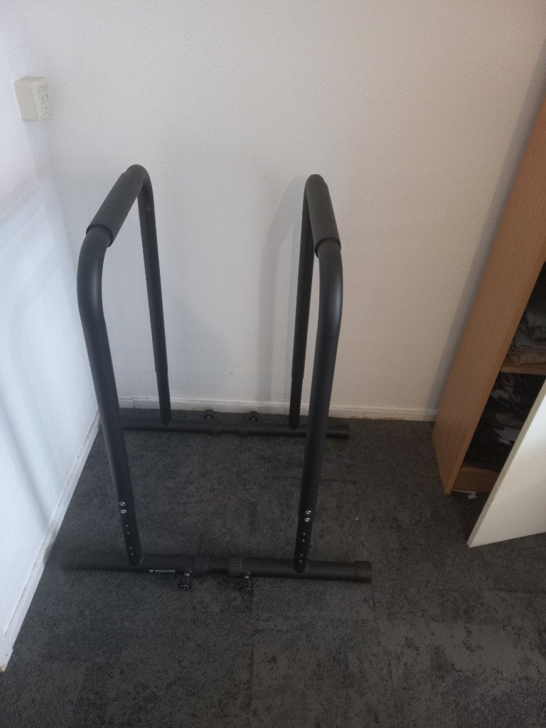 Verstelbare Dip Bars / Dip Station voor fitness training, Ophalen, Zo goed als nieuw, Borst, Overige typen