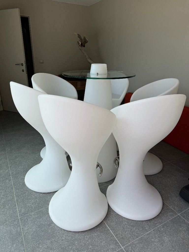 tabouret de bar de jardin, Maison & Meubles, Neuf, Avec repose-pieds, Synthétique, Enlèvement