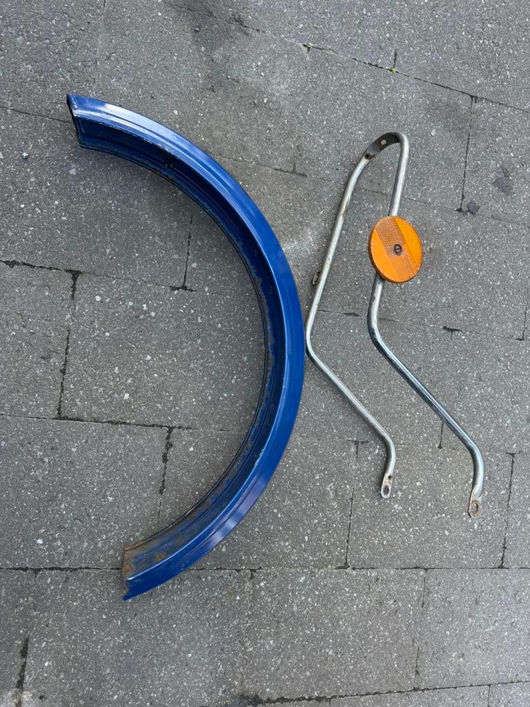 Garde-boue et support, Enlèvement, Utilisé
