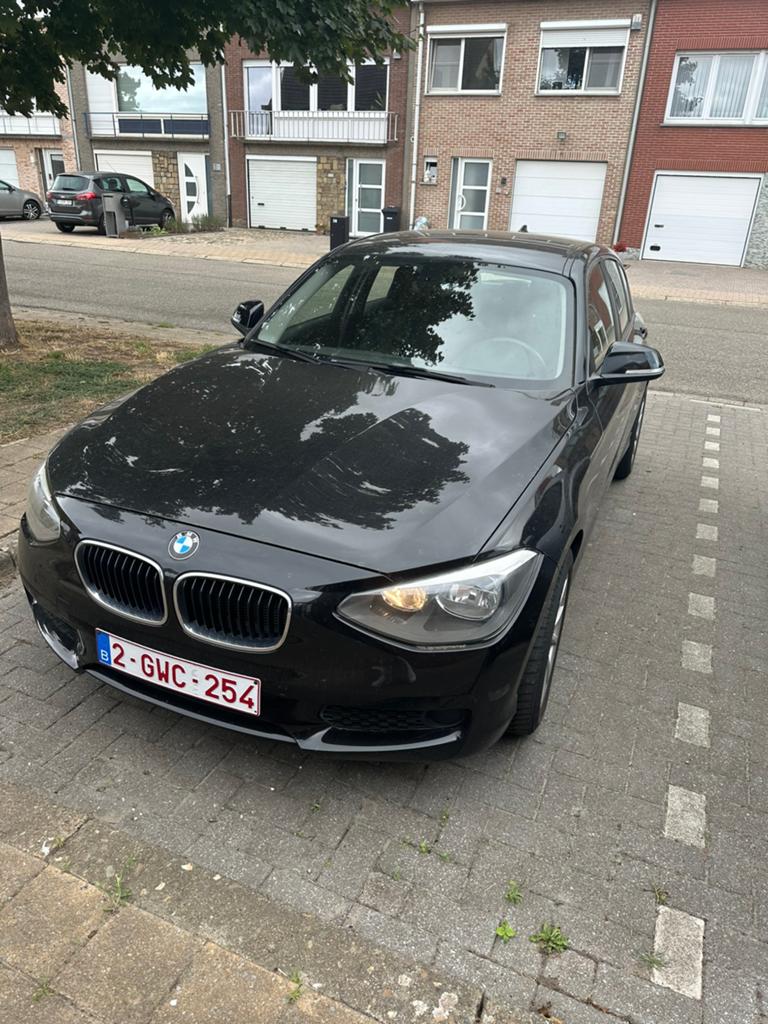 Bmw 116d 2.0, Auto's, 1385 kg, Euro 5, Zwart, 4 cilinders