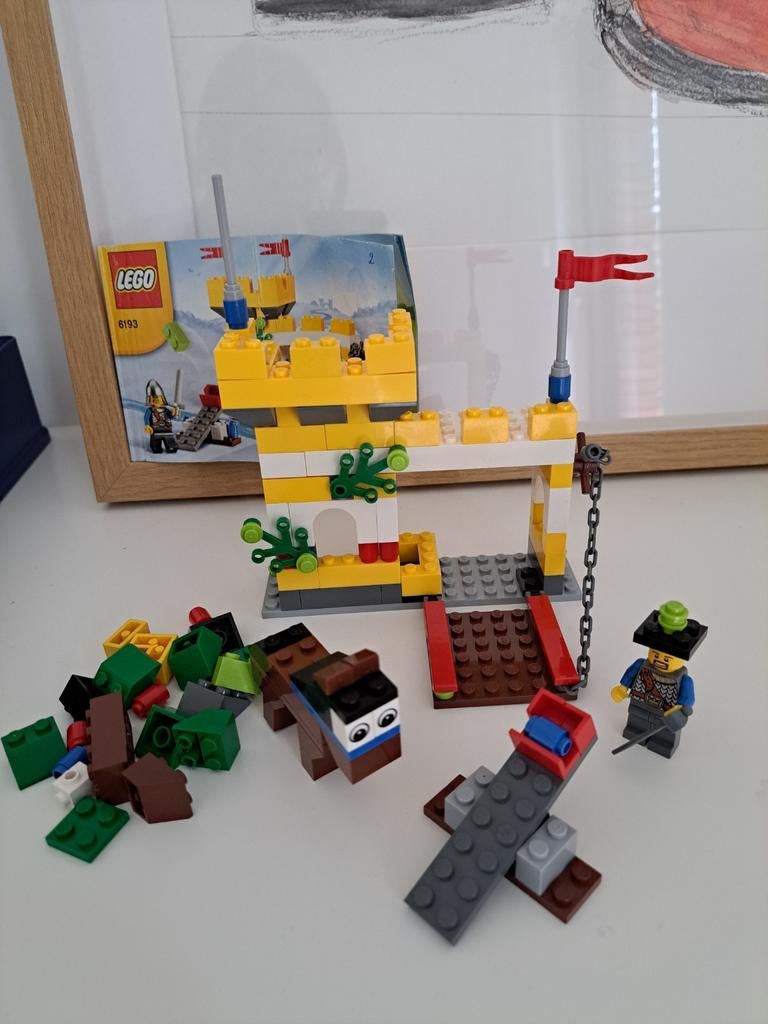 Lego 6193 ridder en kasteel, Ophalen
