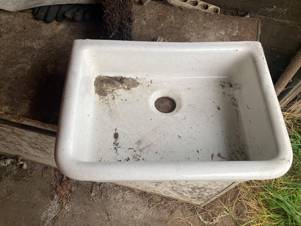 Oude wasbak, Ophalen, Zo goed als nieuw