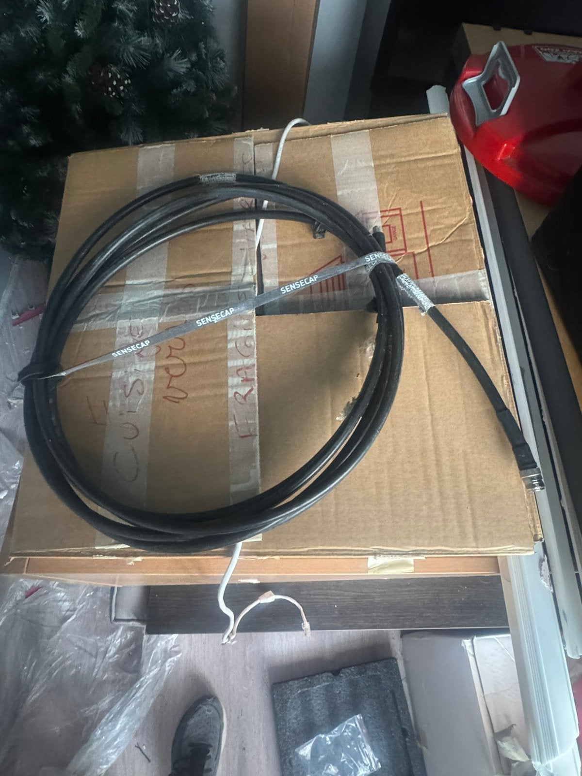 Kabel LMR-400 N-Female naar SMA-RP-Male, Telecommunicatie, Antennes en Masten, Ophalen of Verzenden, Gebruikt, Accessoires