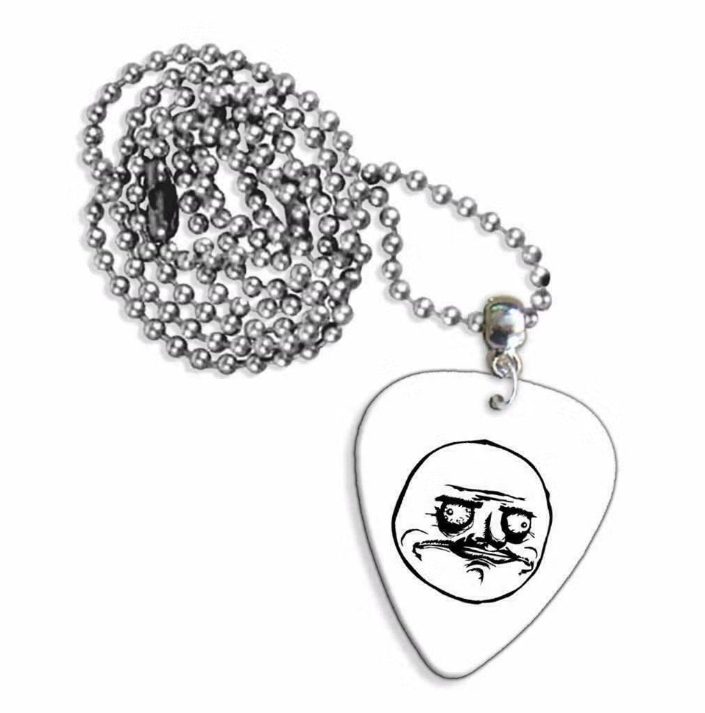 Plectrum ketting of sleutelhanger met Me Gusta Meme, Ophalen of Verzenden, Nieuw