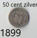 Leopold II 50 cent zilver, Enlèvement ou Envoi, Argent, Argent