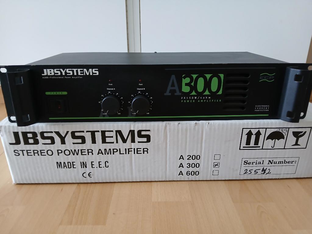JB Systems A300 versterker, Ophalen, Gebruikt, Minder dan 500 watt, P.A.