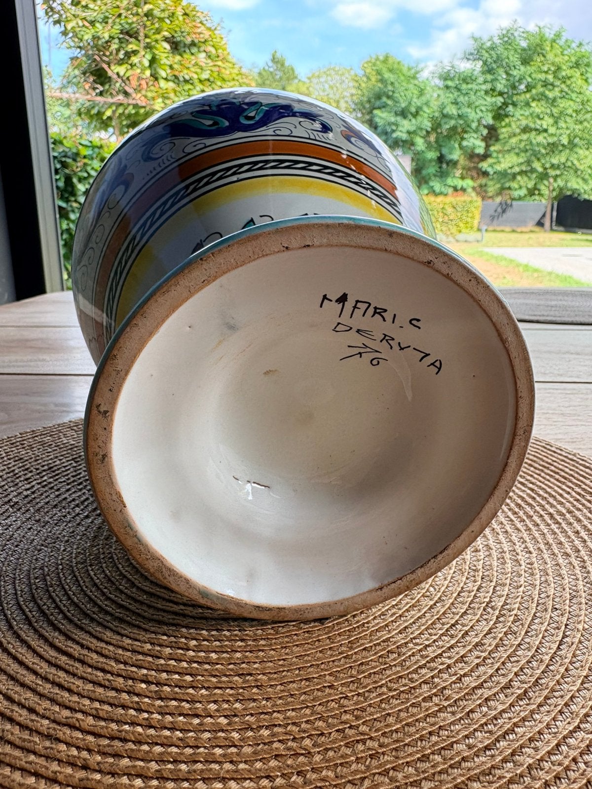 Handgeschilderde Majolica uit Deruta, Enlèvement