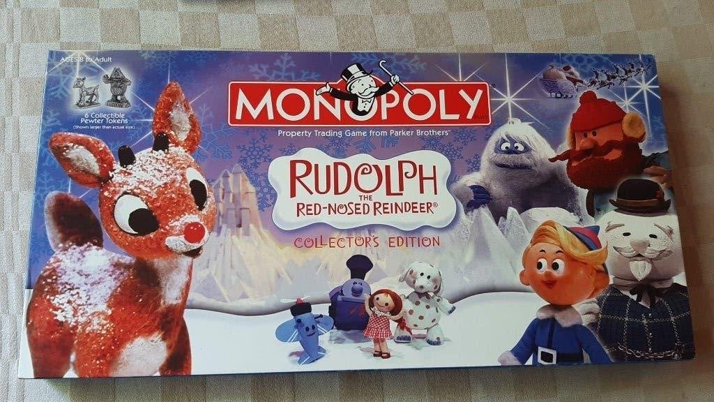 bordspel Monopoly Rudolph the Red Nosed Reindeer, Vijf spelers of meer, Ophalen of Verzenden, Nieuw, Monopoly