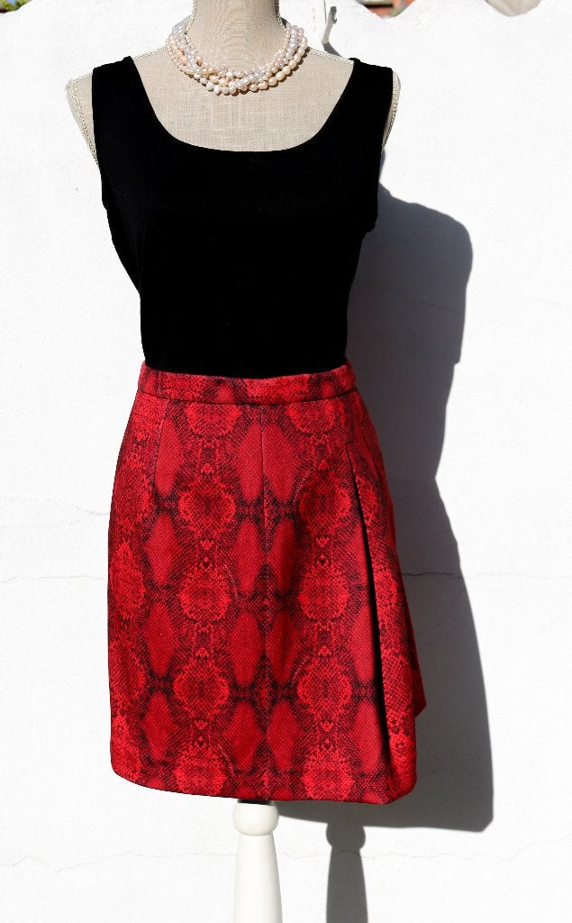 Mooie jeansrok van Trussardi - maat 36, Ophalen of Verzenden, Zo goed als nieuw, Maat 36 (S), Rood