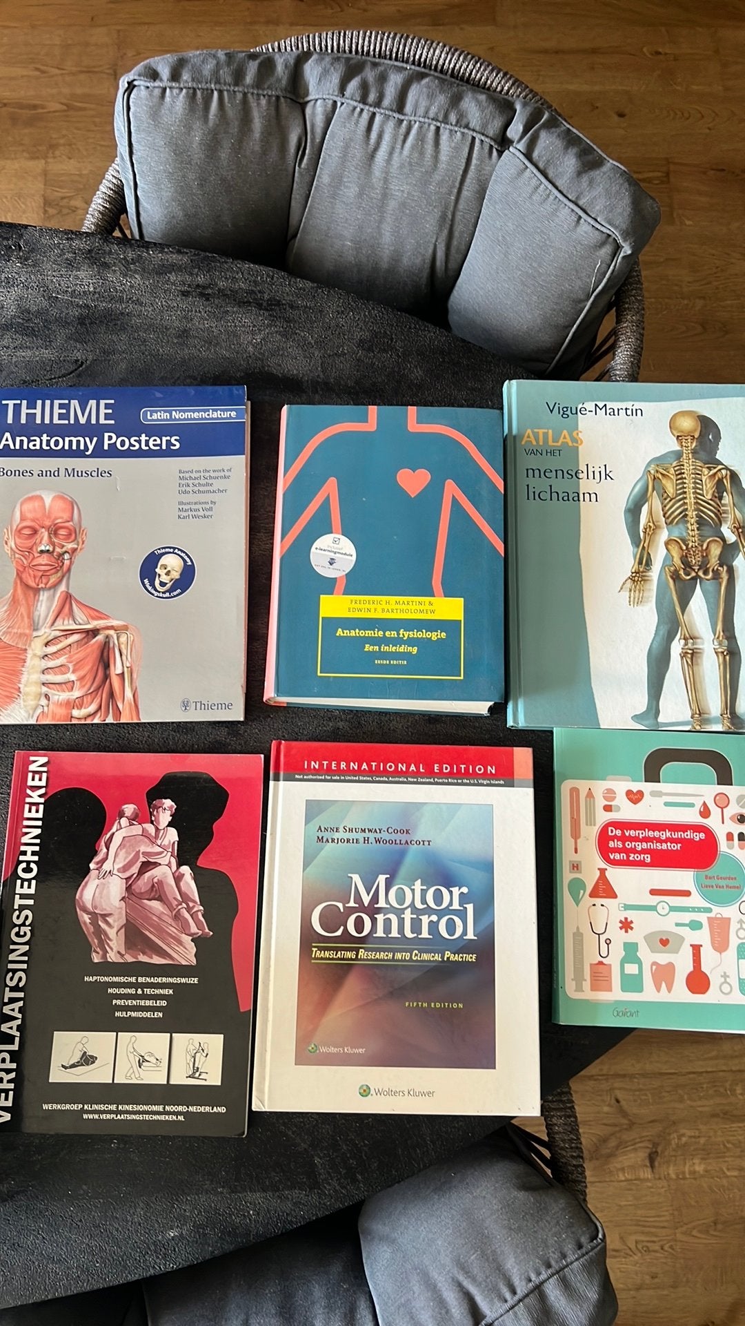 Diverse school boeken opleiding kinesist, Enlèvement, Comme neuf