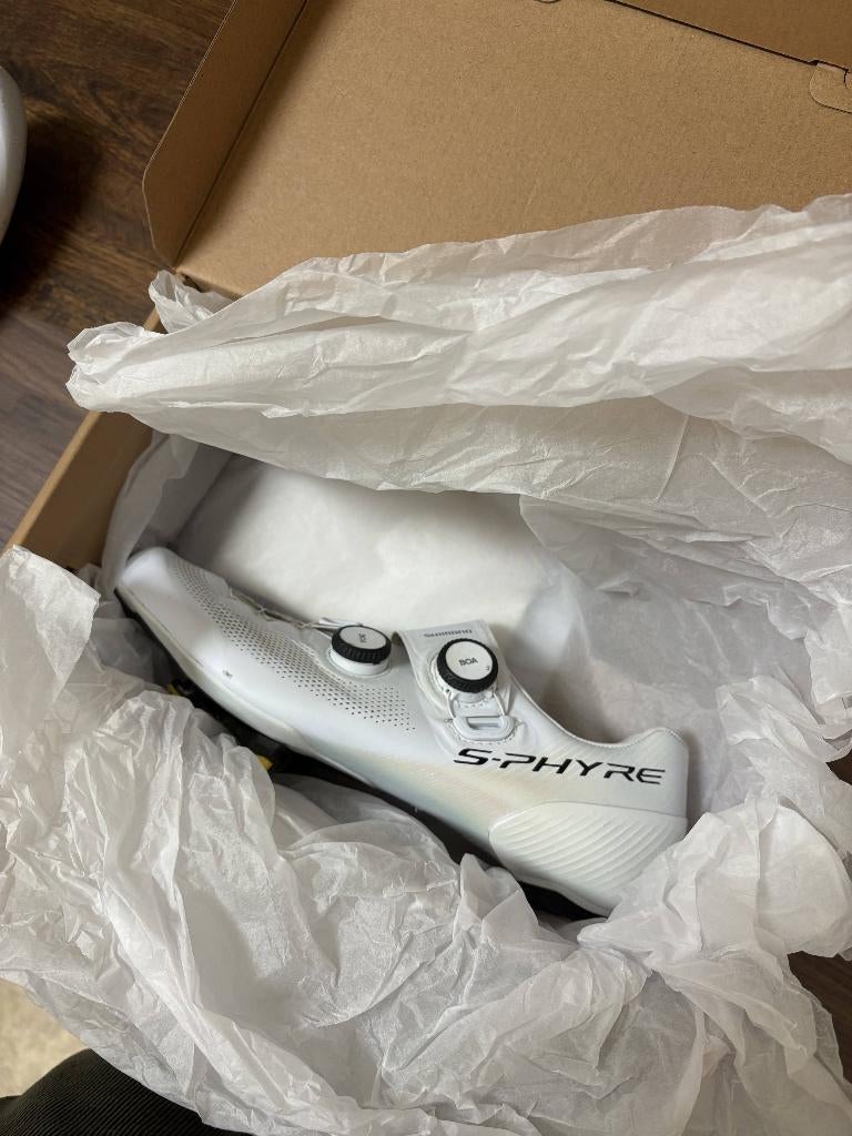 Shimano S-Phyre RC9 (maat 44,5)   (max 10 ritten gebruikt), Fietsen en Brommers, Ophalen, Heren, Schoenen, Overige maten