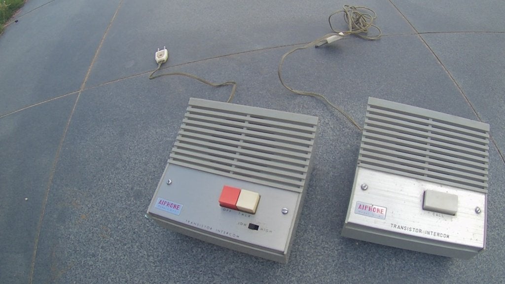 intercom, Enlèvement, Utilisé, Filaire