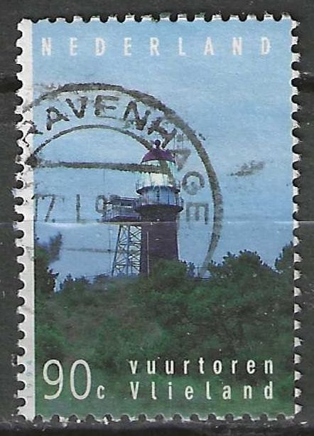Nederland 1994 - Yvert 1488 - Vuurtorens  (ST), Verzenden, Gestempeld