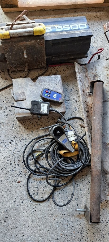 treuil télécommande et palan électrique et a main, Bricolage & Construction, Enlèvement, Utilisé, Électrique