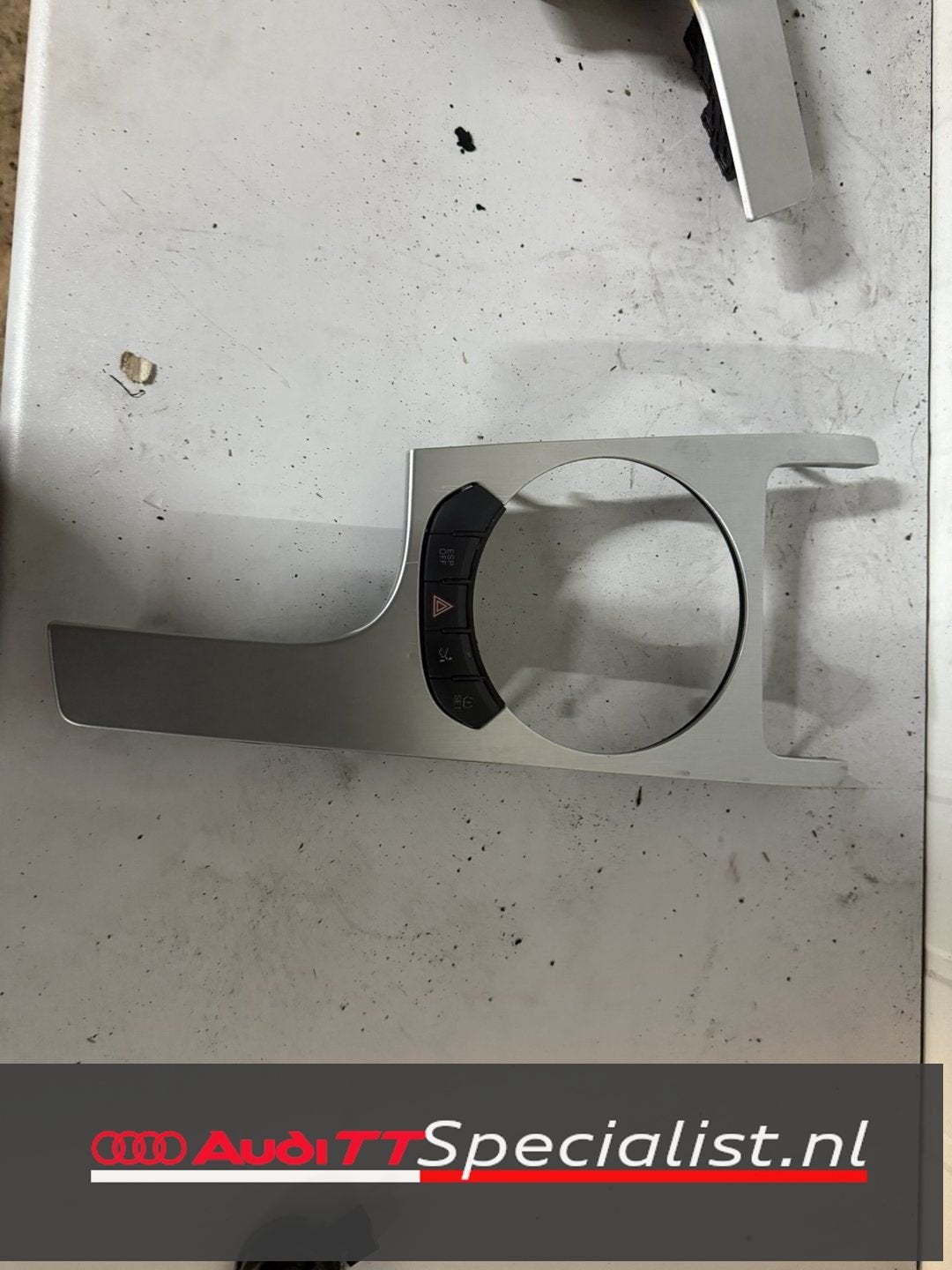 Aluminium afdekkap middenconsole Audi TT MK2 8J, -, Audi, Utilisé, -