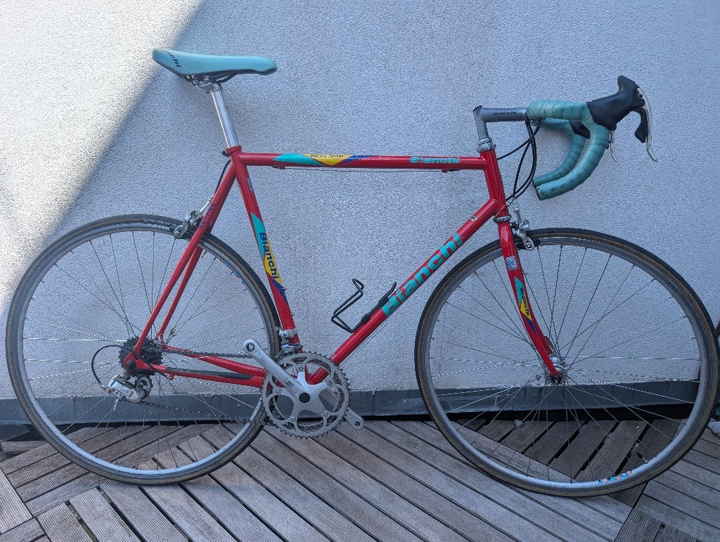 Bianchi Racing Sprint, 28 inch, Gebruikt, Velgrem, 15 tot 20 versnellingen
