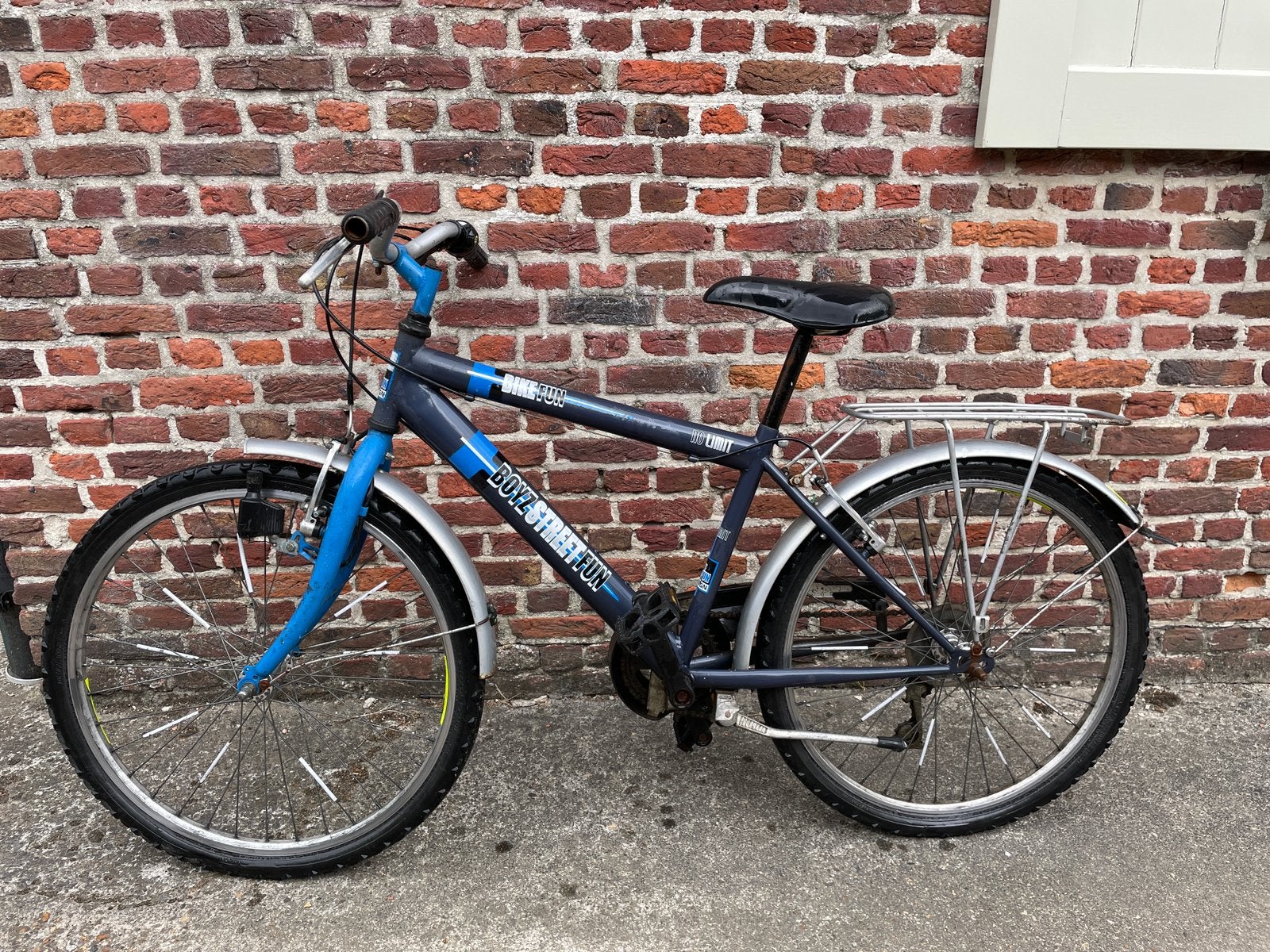 Jongensfiets, Ophalen, Gebruikt, Velgrem