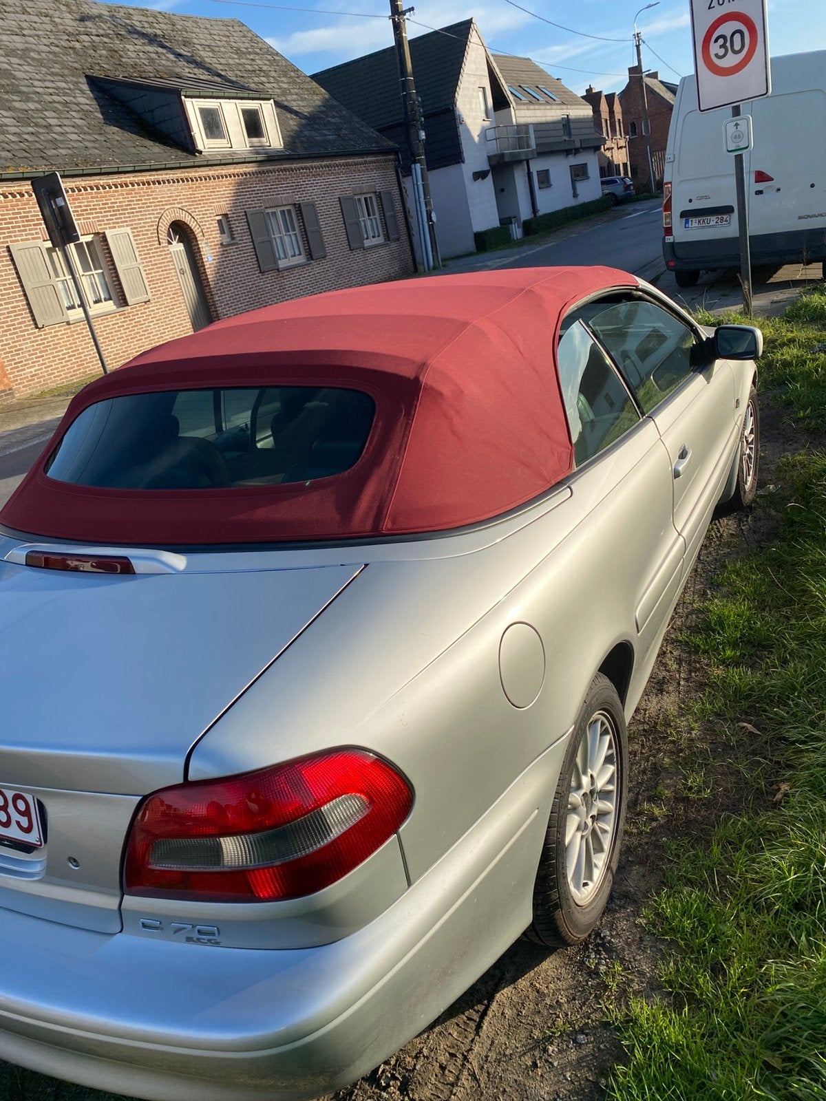 Volvo c70 cabrio, Cuir, Argent ou Gris, Cabriolet, Noir