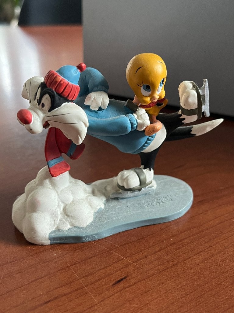 Titi et Gros minet patineurs 1990, Enlèvement ou Envoi, Comme neuf