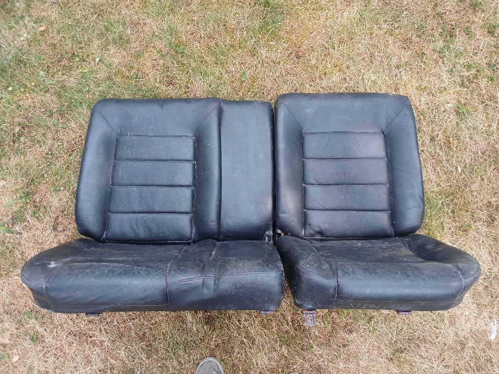 banquette arrière golf 2 gti en cuir noir, Ophalen, Volkswagen