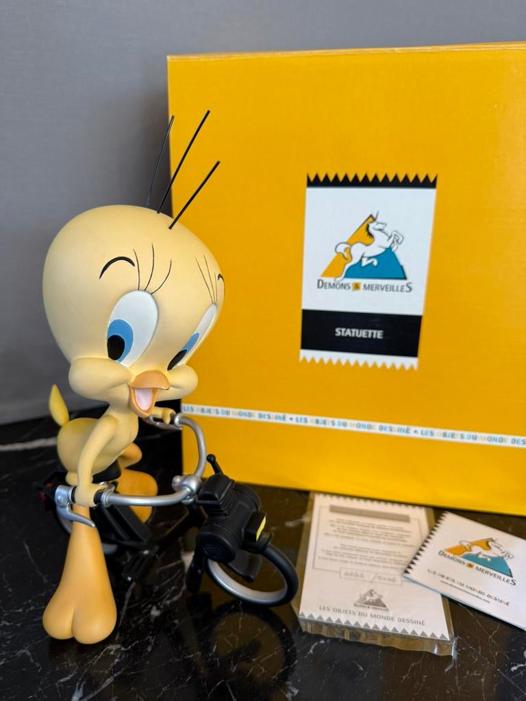 Demon & Marvel, Tweety op fiets . RAR Nr 0263 van 5004, Ophalen, Gebruikt