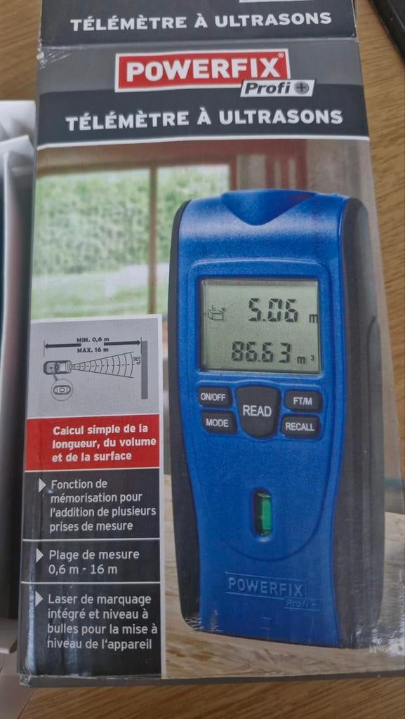 Télémètre ultrasonique, Enlèvement ou Envoi, Comme neuf, Multimètre