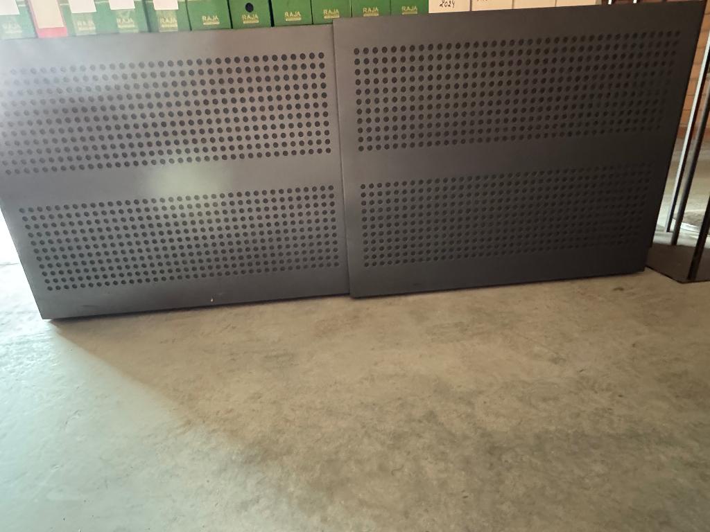 bureau kast met slot metaal antraciet, Ophalen, Gebruikt