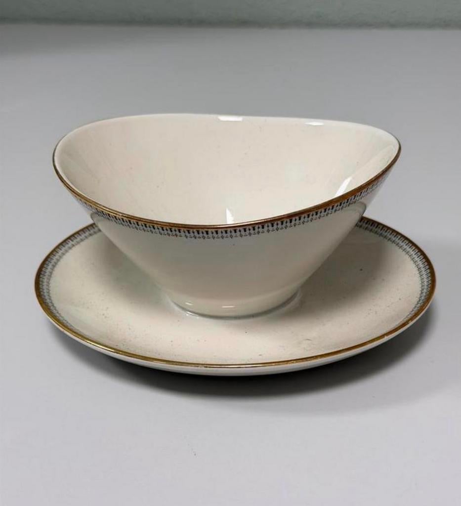 Vintage Winterling Kirchenlamitz Bavaria Sauskom wit 1960, Antiek en Kunst, Ophalen of Verzenden