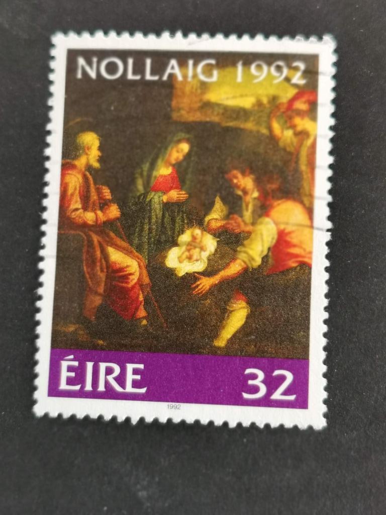 Ierland 1992 - Kerstmis, Ophalen of Verzenden, Ierland, Gestempeld