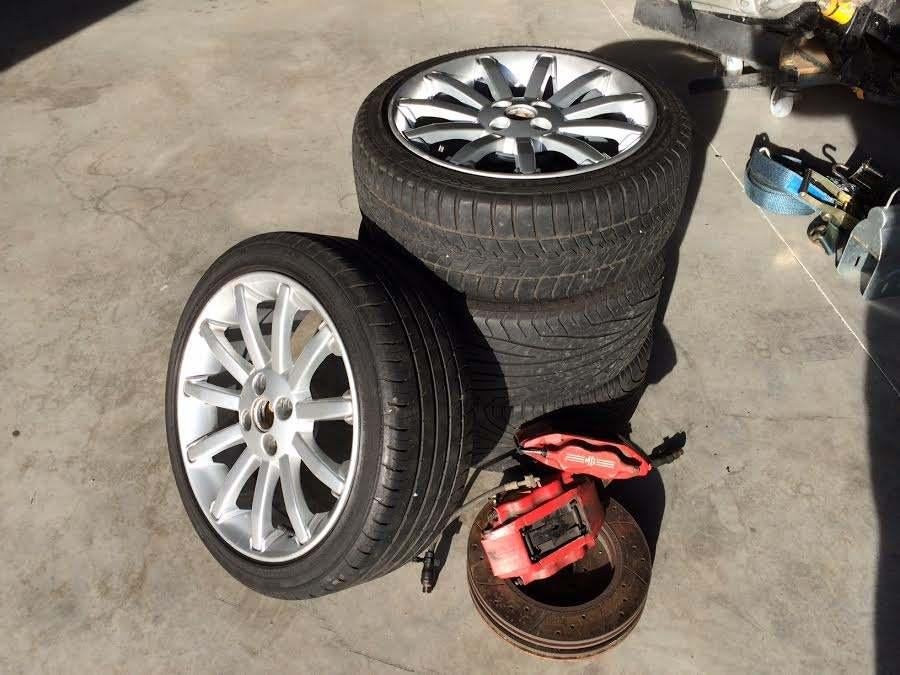 MGF MG TF MG F Trophy MGTF velgen set 11-spokes als nieuw, Gebruikt, 16 inch, Banden en Velgen, Ophalen of Verzenden