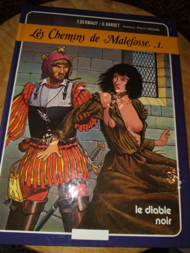 Les Chemins de Malefosse - Deel 1, 2 en 3, Boeken, Gelezen, F. Dernaut & D. Bardet, Ophalen of Verzenden, Meerdere stripboeken