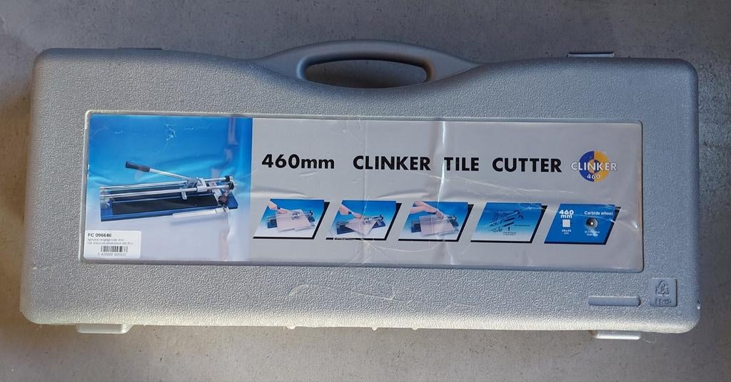 Clinker Tile cutter 460mm tegelsnijder tegel snijder, Ophalen, Zo goed als nieuw
