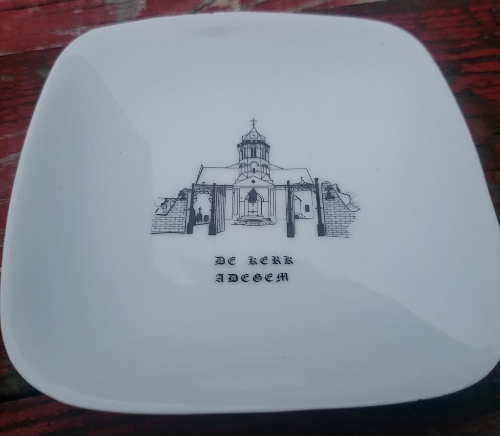 Schaaltje kerk Adegem, Ophalen of Verzenden, Zo goed als nieuw