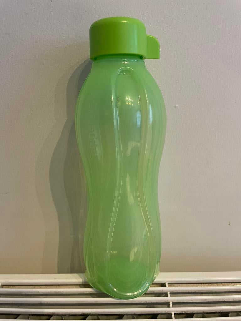 Tupperware Ecofles / drinkfles, groen, 500 ml, Ophalen of Verzenden, Zo goed als nieuw, Groen