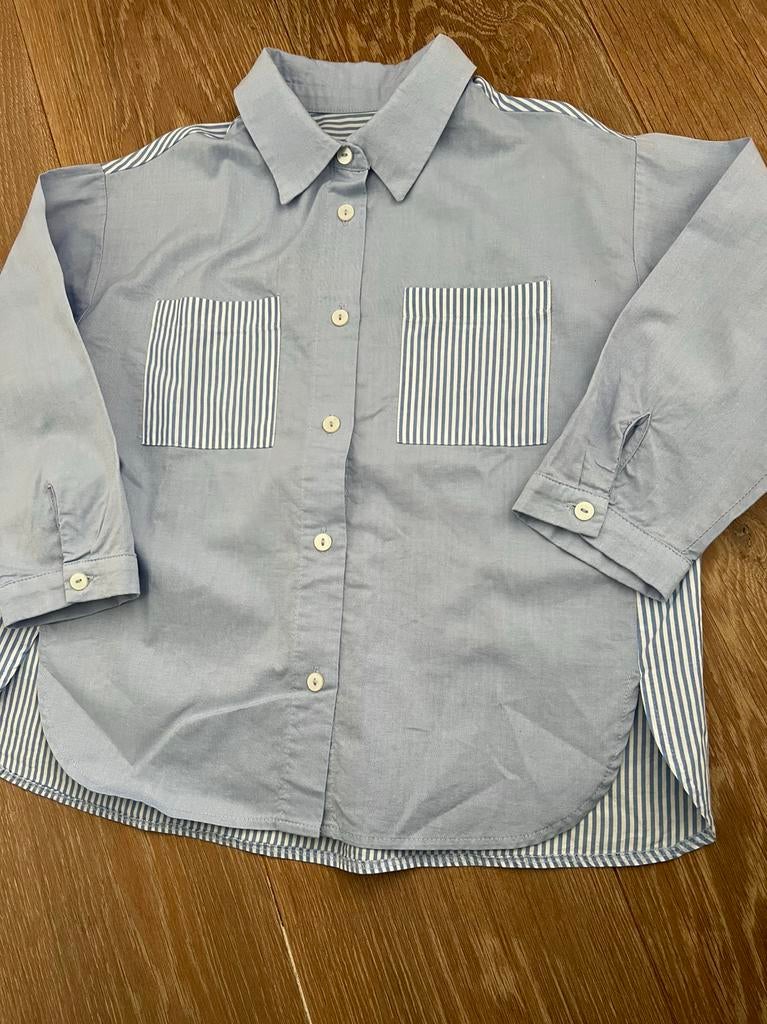 Oversized hemd meisje maat 4-5 jaar ALS NIEUW, Meisje, Overhemd of Blouse, Ophalen of Verzenden, Zo goed als nieuw